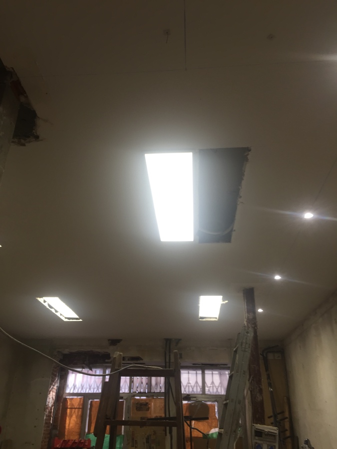 iluminación floristeria