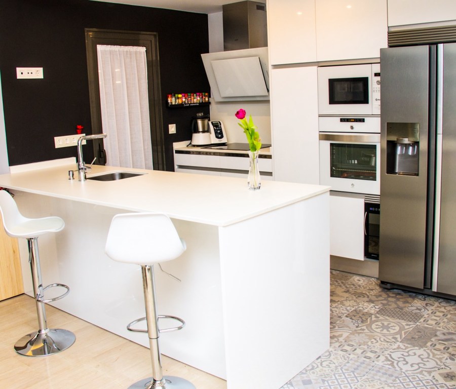 Cocina abierta Salón Pozuelo