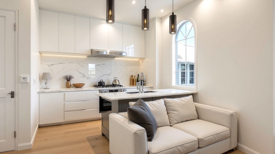 Cocina abierta al salón