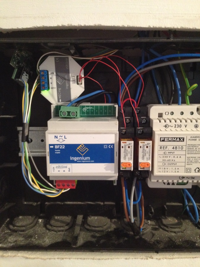 Instalación domótica