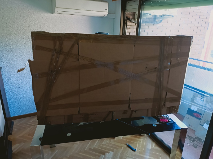 Embalaje de televisores