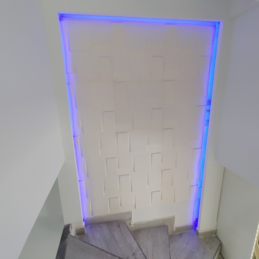 instalacion de  led RGB