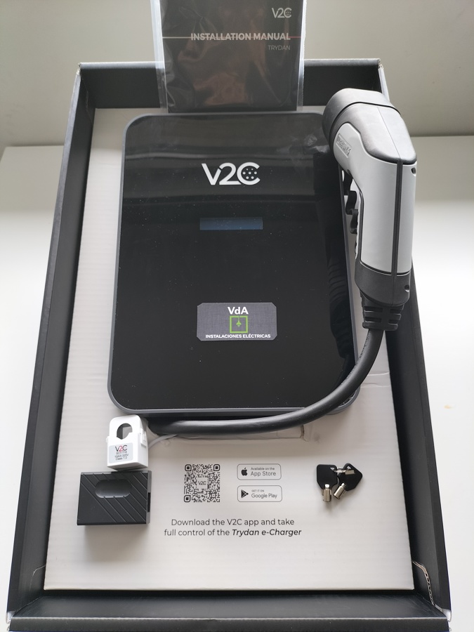 Cargador 7,3 KW con control dinámico de potencia