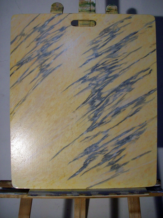 Imitación a mármol