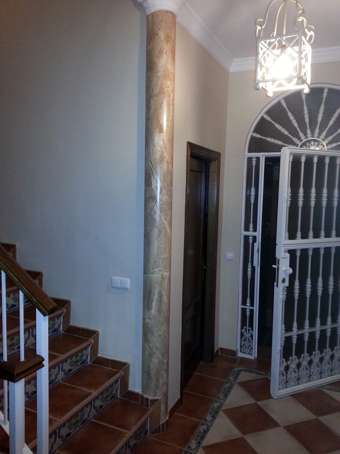 IMITACION MARMOL EN COLUMNA