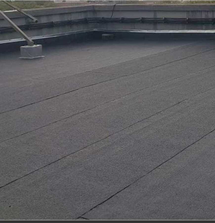 cubierta lamina asfáltica acabado pizarra gris