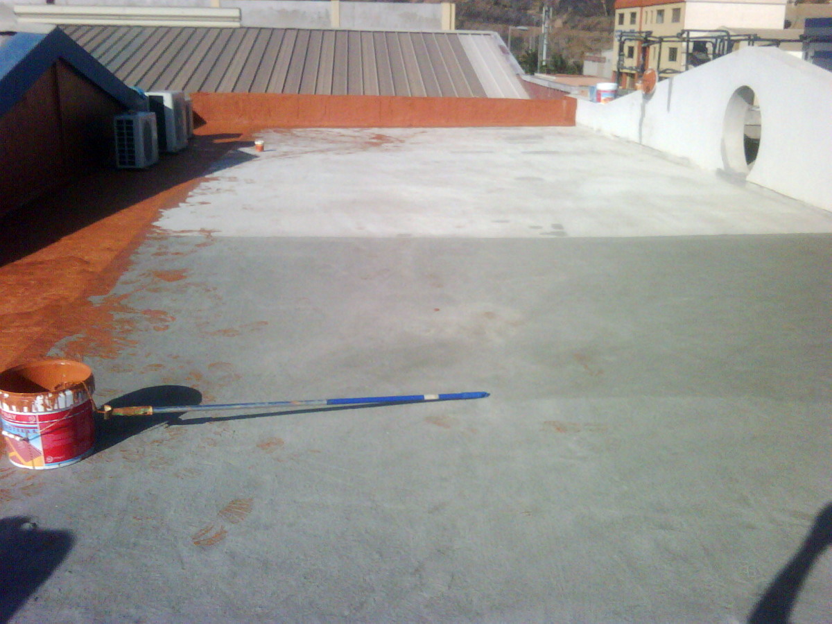 impermeabilización azoteas - antes