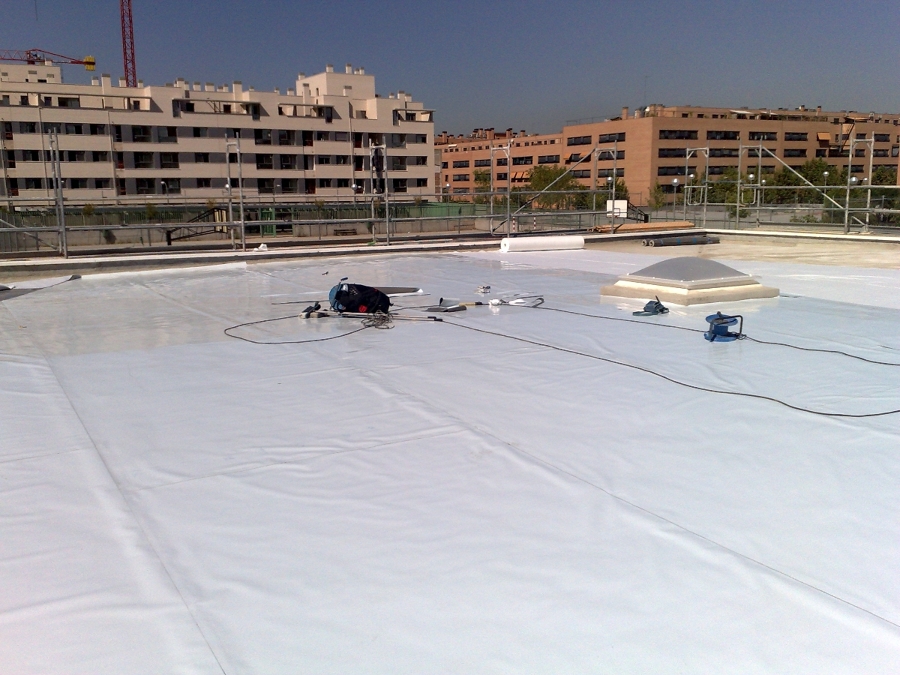 IMPERMEABILIZACION CUBIERTAS PLANAS CON PVC