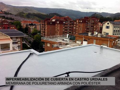 IMPERMEABILIZACIÓN DE CUBIERTA EN CASTRO-URDIALES