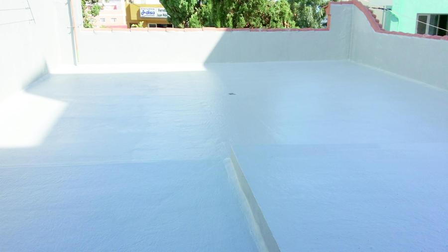Impermeabilización de cubierta plana transitable