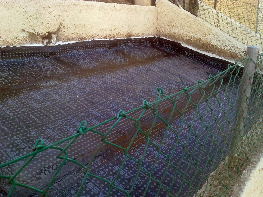 impermeabilizacion de jardineras con tela asfaltica