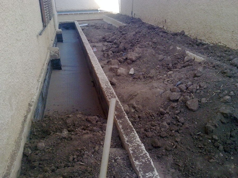 impermeabilizacion de jardineras con tela asfaltica