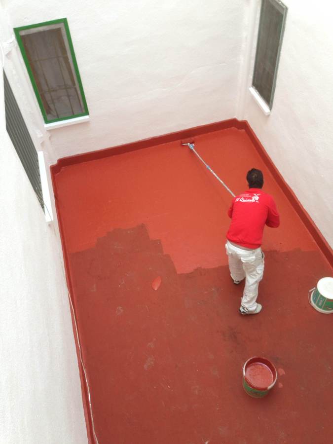 Impermeabilización de patio en comunidad