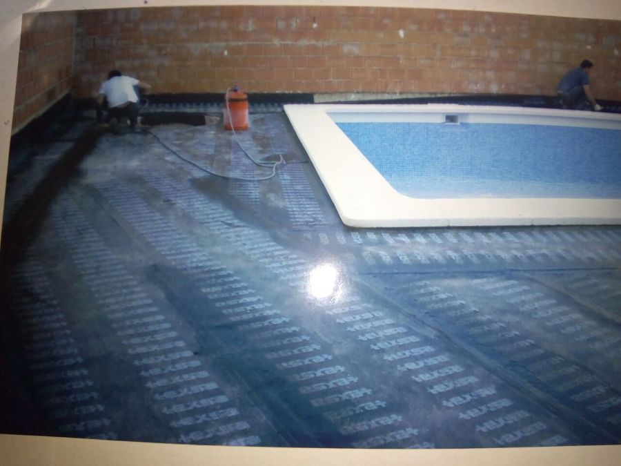 Impermeabilizacion entorno a piscina.