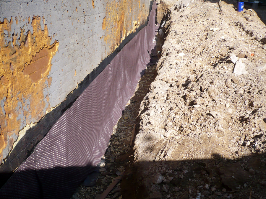 Impermeabilización muro