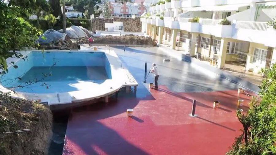 Impermeabilización Zona ajardinada