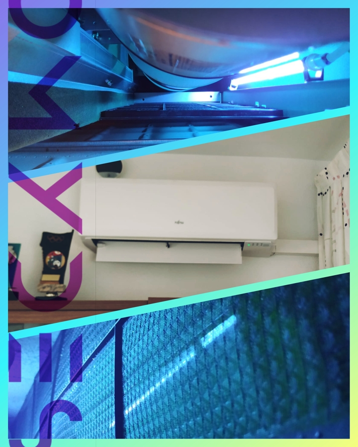 Mantenimiento y Purificador de aire UVC