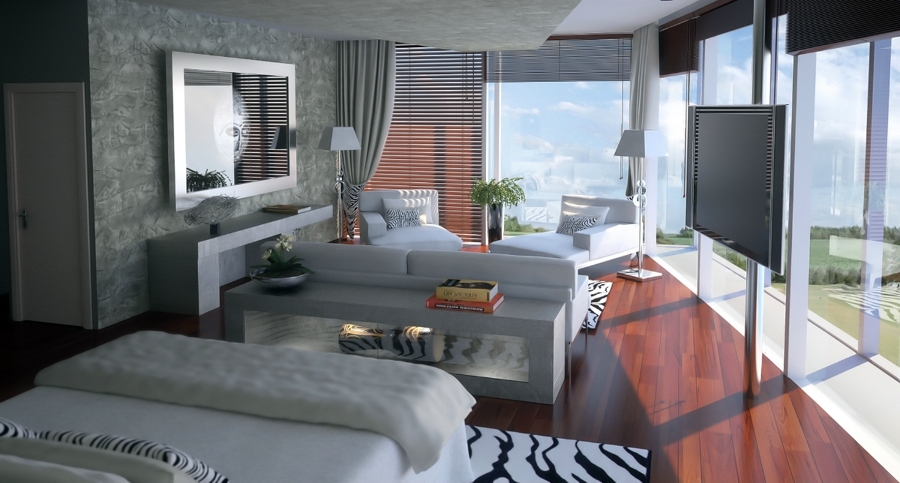 Infografía 3D Obra y Decoración Hotel en Guinea