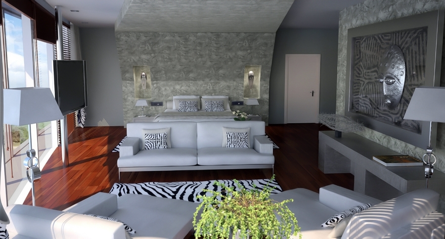 Infografía 3D Obra y Decoración Hotel en Guinea