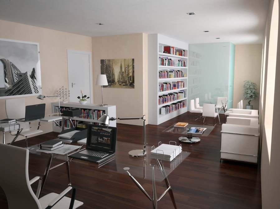 Infografía 3D Oficinas Musico Peydro Obra y Decoración