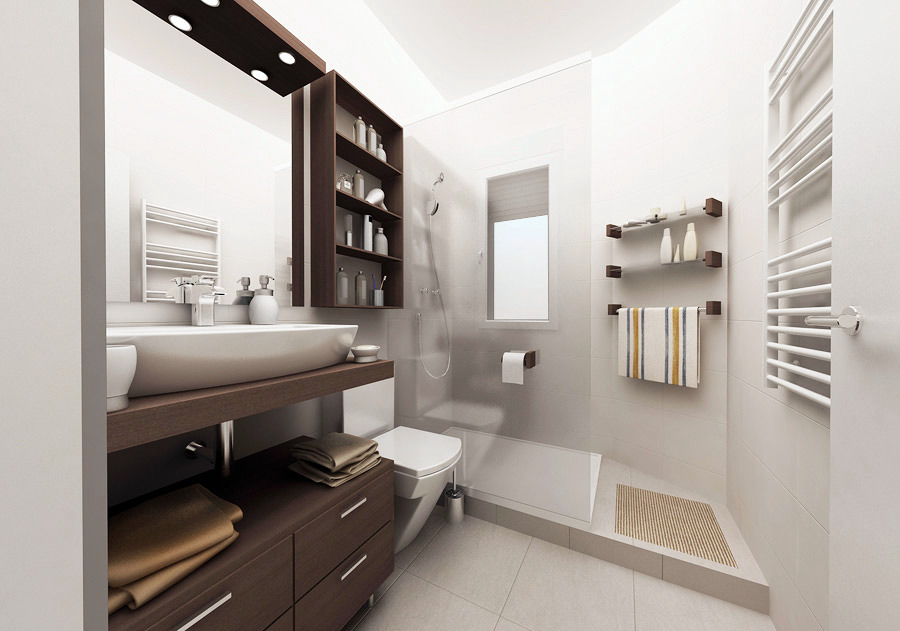 Infografía de Aseos en Piso