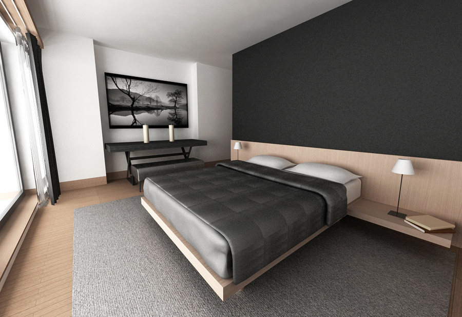 Infografía de Dormitorio