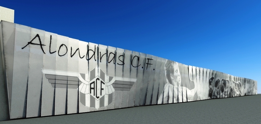 Infografía de propuesta de fachada principal