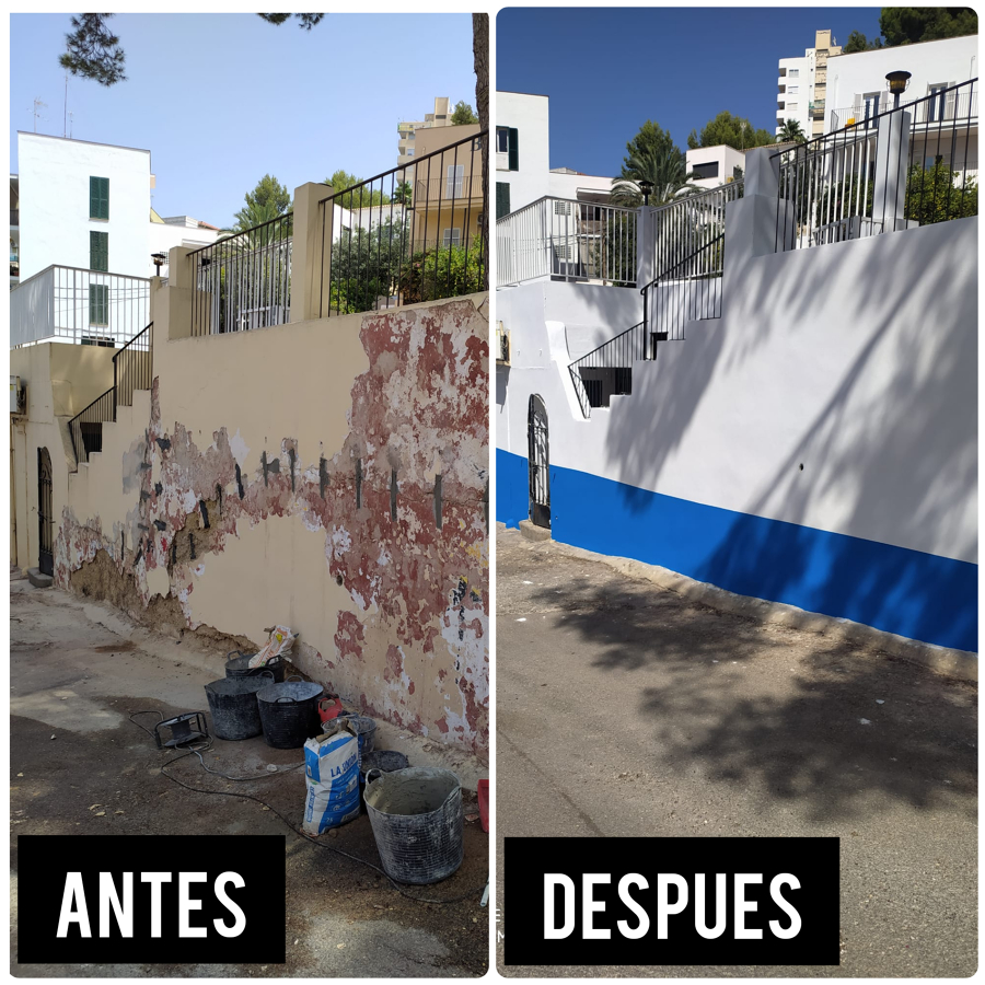 rehabilitación de fachada y pintura de fachada
