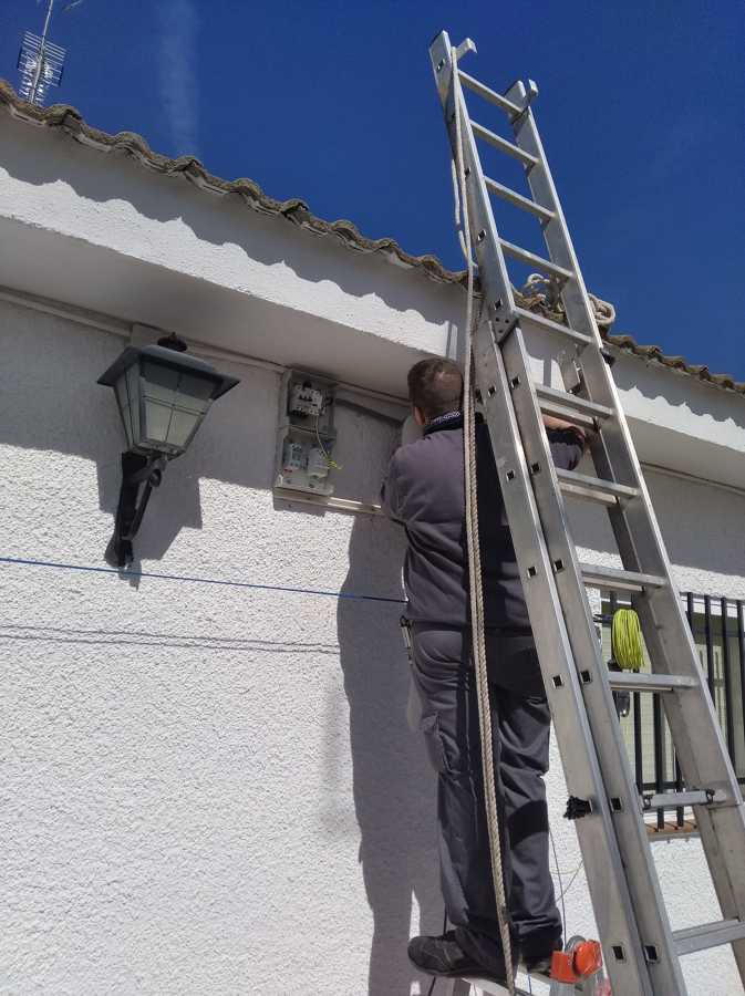 Instalación en fachada