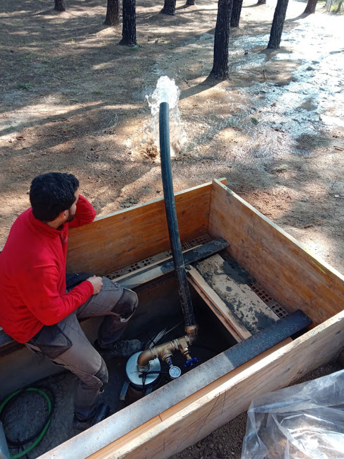 instalación de bombas de agua