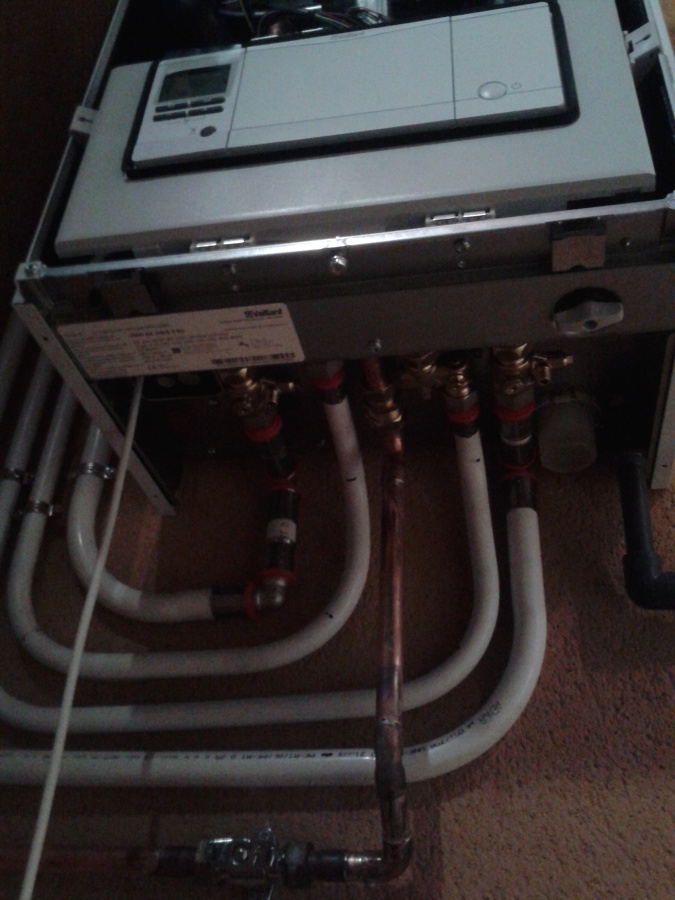 Instalacion caldera en Multicapa