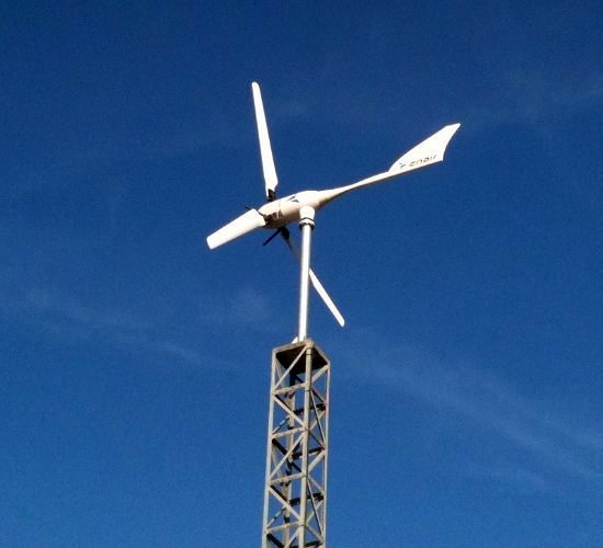 Instalacion de aerogenerador Enair 3Kw