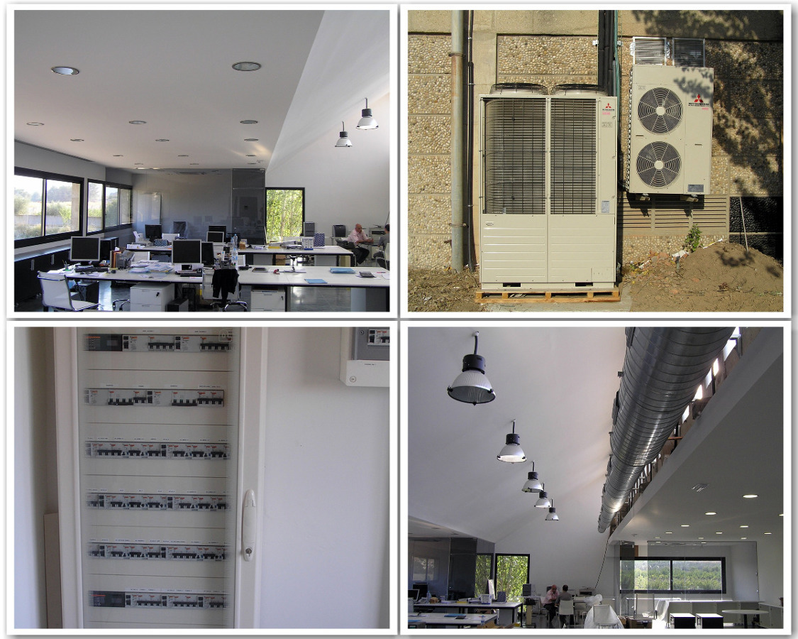 Instalación de aire acondicionado sistema VRV en oficinas de una prestigiosa marca de bolsos