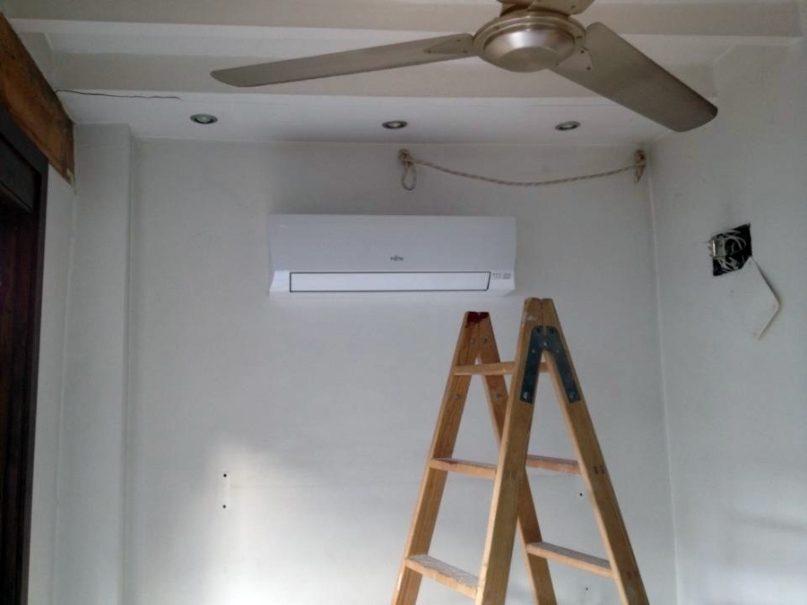 Instalación de aire acondicionado