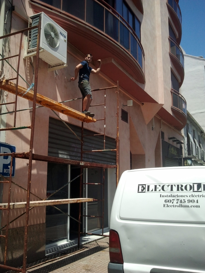 instalación de aire acondicionado