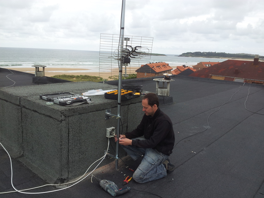 Reparacion averia antenas
