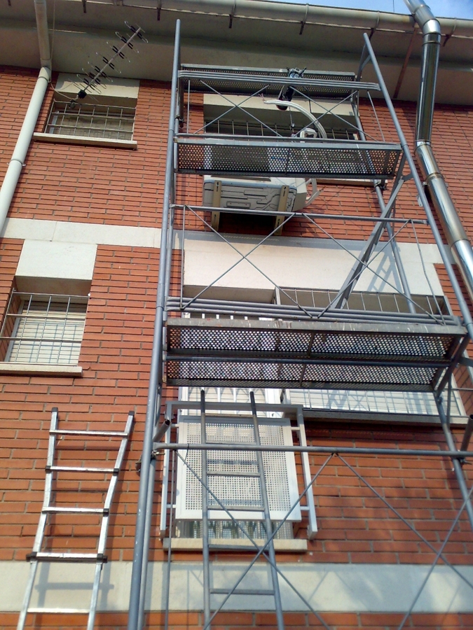 Instalación de aparatos de climatización 