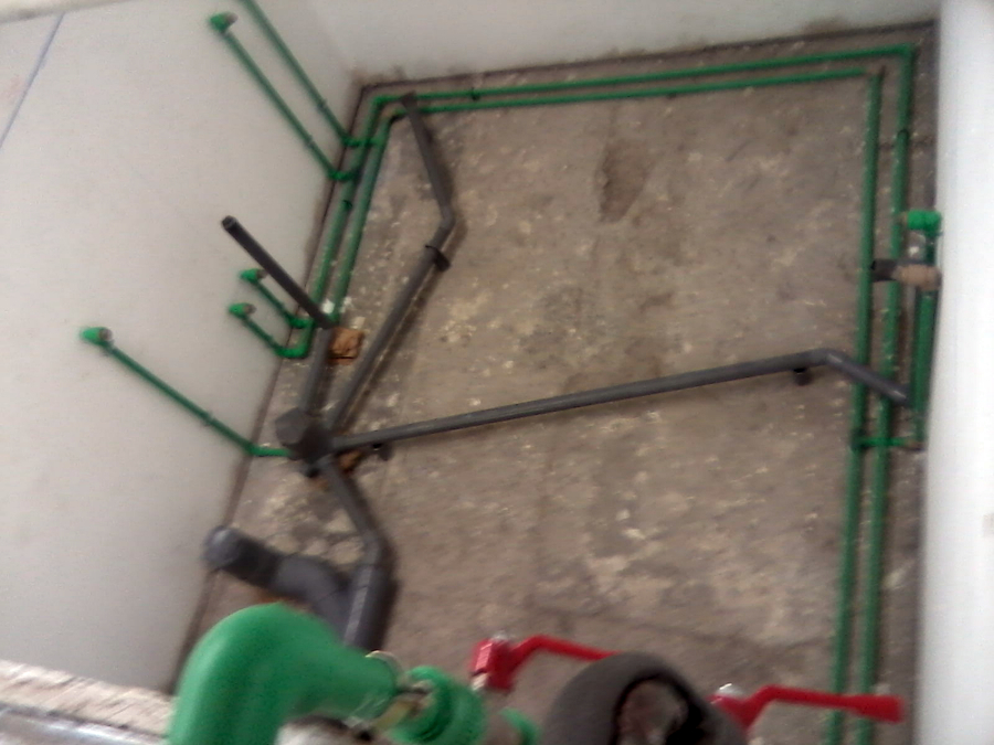 instalacion de baño en P.V.C y TERMOFUCION