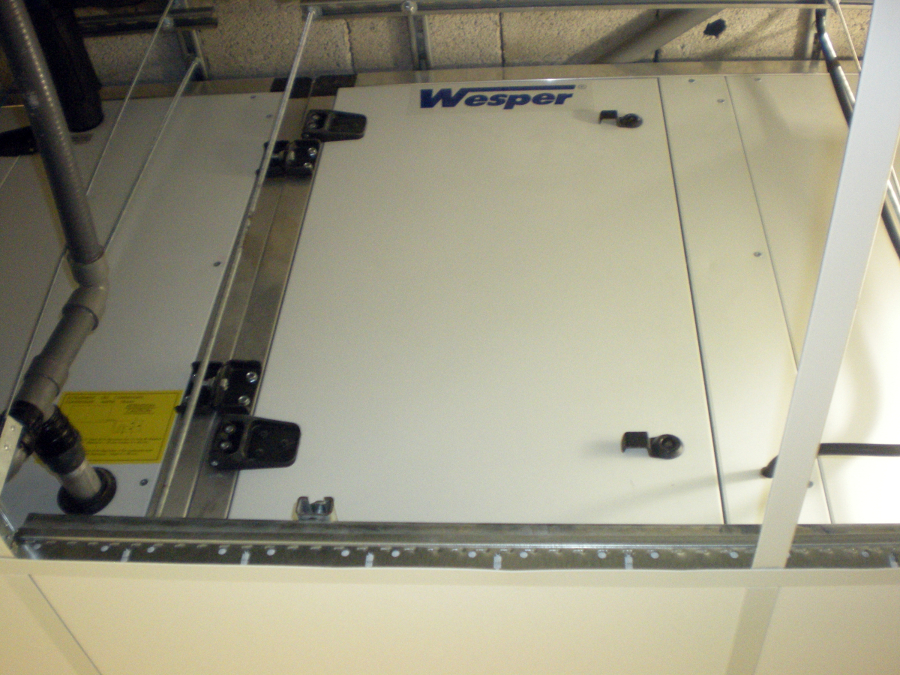 Instalación de climatizador en quirófano