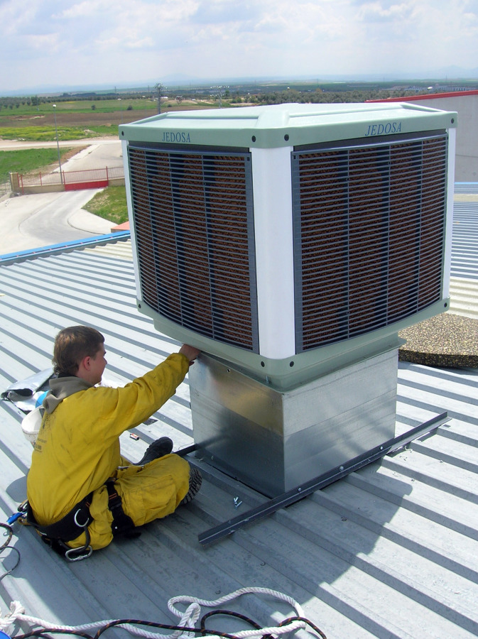 Instalación de evaporativo