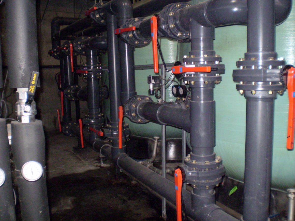 Instalación de Filtros para piscina olímpica