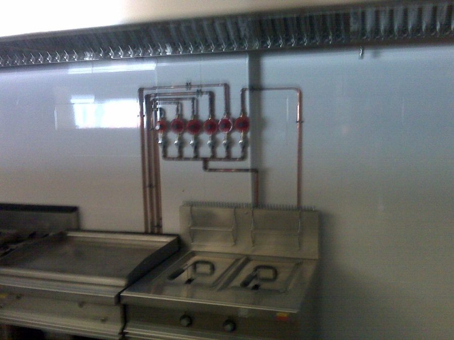 Instalación de gas industrial