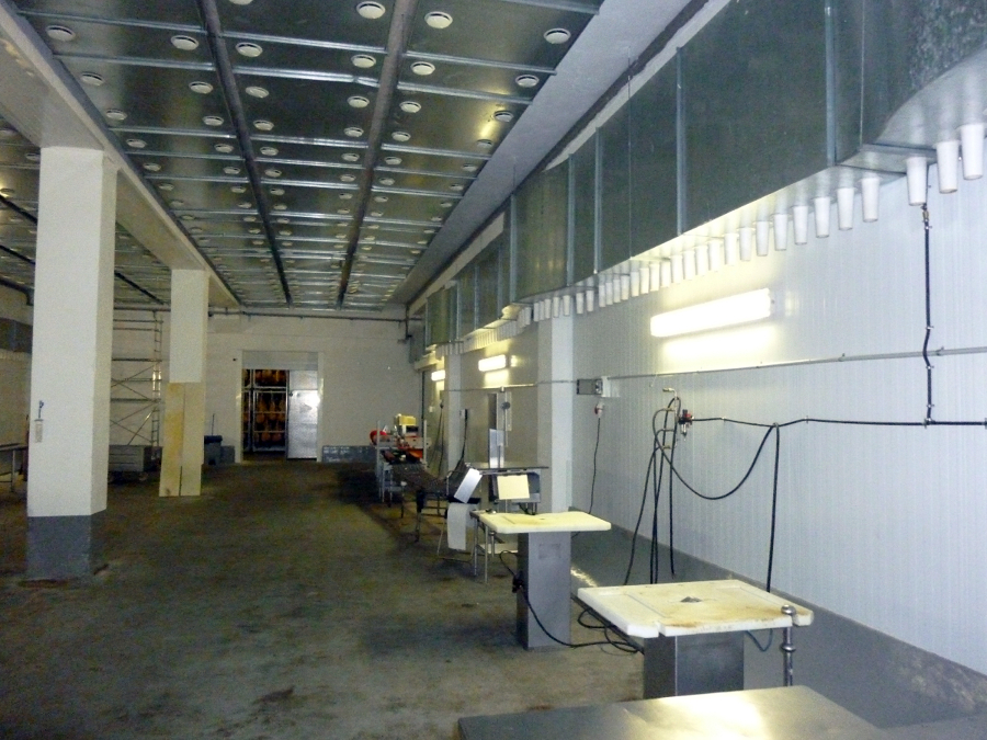 Instalacion de Iluminacion en Industria Sector Alimentario