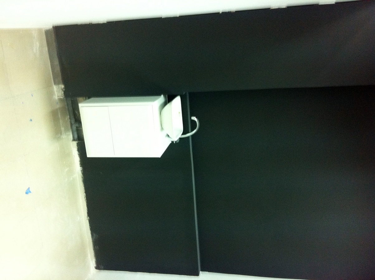 Instalacion de lavavo en centro de estetica