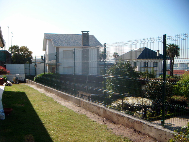 INSTALACION DE MALLA VERDE RIGIDA