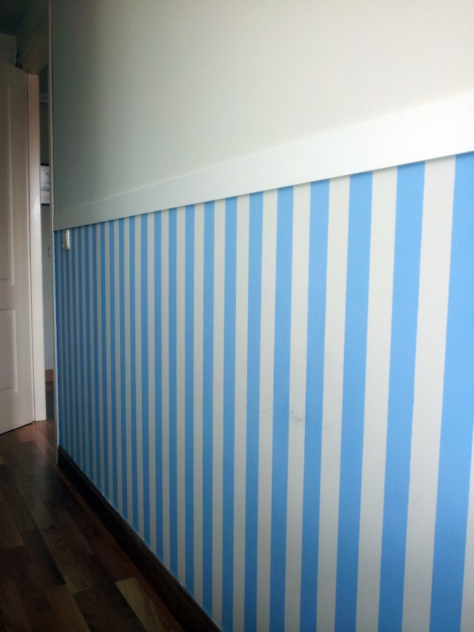 Instalación de papel Vinilico y Moldura