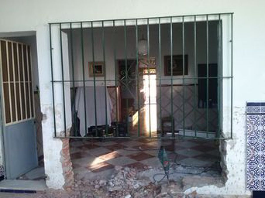 instalación de puerta