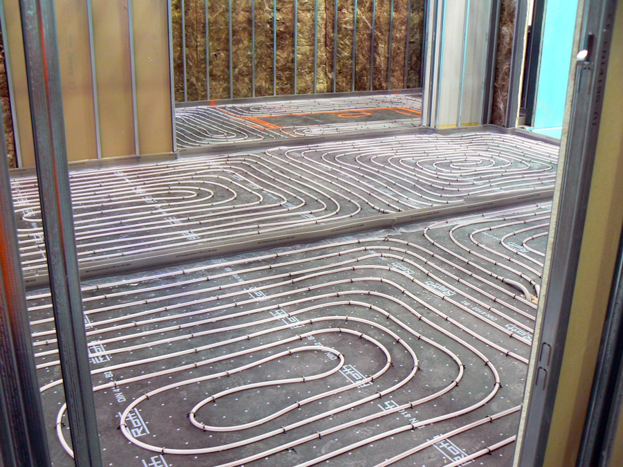 Instalación de suelo radiante