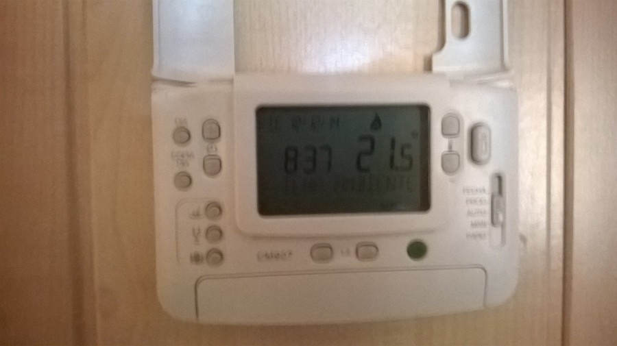 instalacion de termostato con control de zonas.