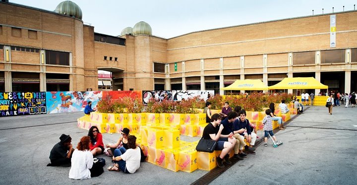 Instalación efímera Swab & Moritz